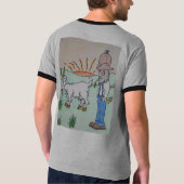 T-shirt la vie à la ferme (Dos)