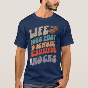 T-shirt La vie amusante devient Fast Rock Collectionneur g