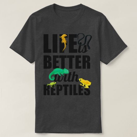 T-shirt La Vie Amusante Est Meilleure Avec L'Idée Cadeau R (Design devant)