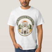 T-shirt La vie arrive les chiens aident (Devant)