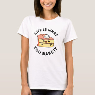 T-shirt La Vie C'Est Ce Que Vous Cuisez C'Amusant Pun De G