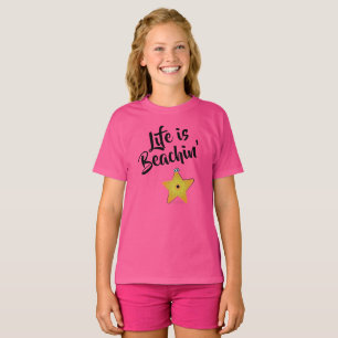 T-shirt La vie, c'est le poisson-étoile de plage