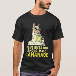 T-shirt La vie citrons font Llamanade Puns Lama Alpaca