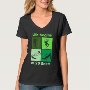 T-shirt La vie commence à 20 nœuds Lifestyle Vintage 1