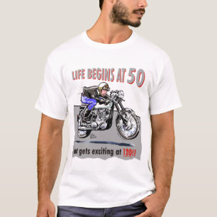 T-shirt La vie commence à 50, mais devient passionnante à