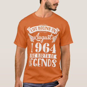 T-shirt La Vie Commence En Août 1964 La Naissance D'Une Bo
