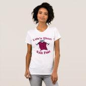 T-shirt La vie courte, tricotent la conception rapide de (Devant entier)