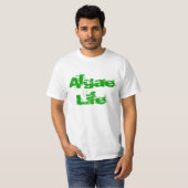 T-shirt La vie d'algues (blanc de valeur) (Devant entier)