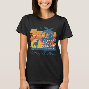 T-shirt La Vie De Bulldog Est Mieux Le Coucher De Soleil V