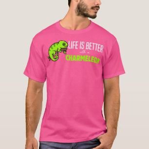 T-shirt La Vie De Chameleon Pour Animaux De Compagnie Est