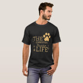 T-shirt La vie de Doberman Pinscher (Devant entier)