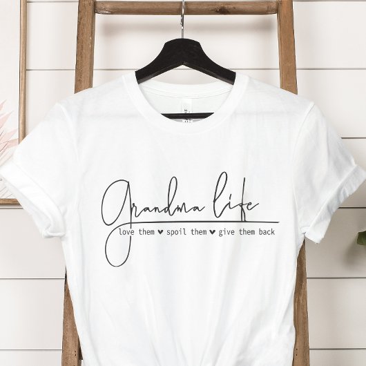 T-shirt La vie de grand-mère