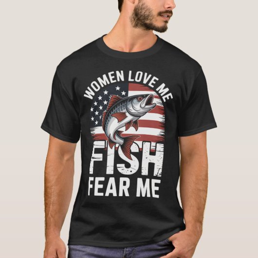 T-shirt La vie de l'achigan compte (Devant)