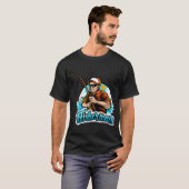 T-shirt La vie de pêcheur (Devant entier)