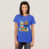 T-shirt La vie de plage (Devant entier)