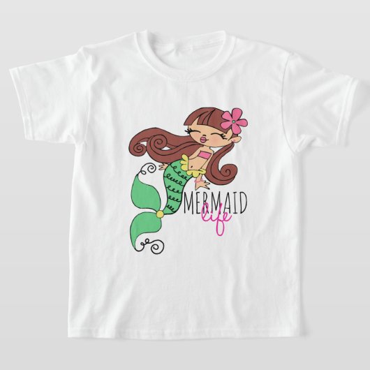T-Shirt La Vie de Sirène (Poser)