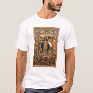 T-shirt La vie de St Sergius de Radonesh, 1640s