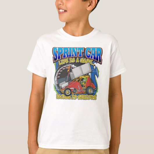 T-shirt La vie de voiture de sprint (Devant)