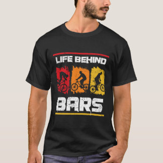T-shirt La vie derrière le VTT Rs pour un vélo de montagne
