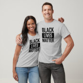 T-shirt La vie des Noirs compte (Unisexe)