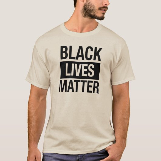 T-shirt La vie des Noirs compte (Devant)