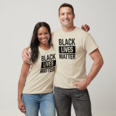 T-shirt La vie des Noirs compte (Unisexe)