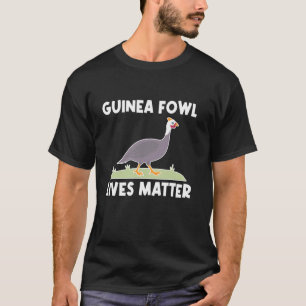 T-shirt La vie des pintades poulets oiseaux compte