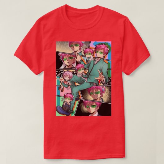 T-shirt La Vie Désastreuse De Saiki K 1 (Design devant)