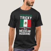 T-shirt la vie devient délicate Je suis marié mari mexicai (Devant)