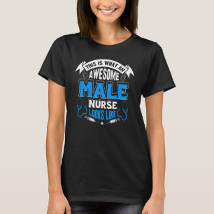 T-shirt La vie d'infirmière, voici à quoi ressemble un inf