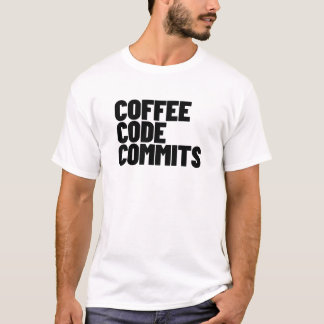 T-shirt La vie d'ingénieur logiciel - Café Code Commit Dev