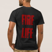 T-shirt La vie du feu (Dos)