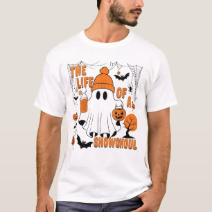 T-shirt La vie d'un showghoul Costume Halloween Bow Boo