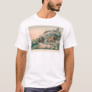T-shirt La vie d'un trappeur : Une halte soudaine (0877A)
