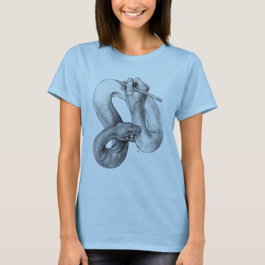 T-shirt La vie d'une chemise de dames d'artiste (Devant)