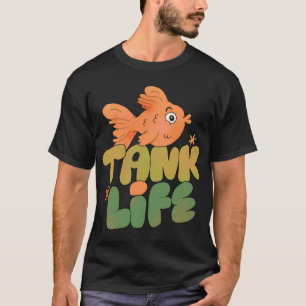 T-shirt La vie en aquarium (Vert)