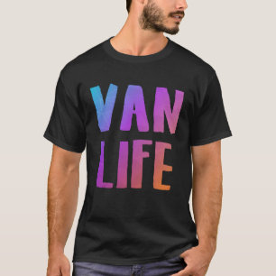 T-shirt La vie en van Vannin Vivre la culture du camping e