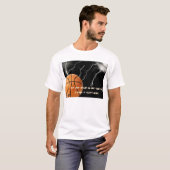 T-shirt La vie est basket-ball (Devant entier)