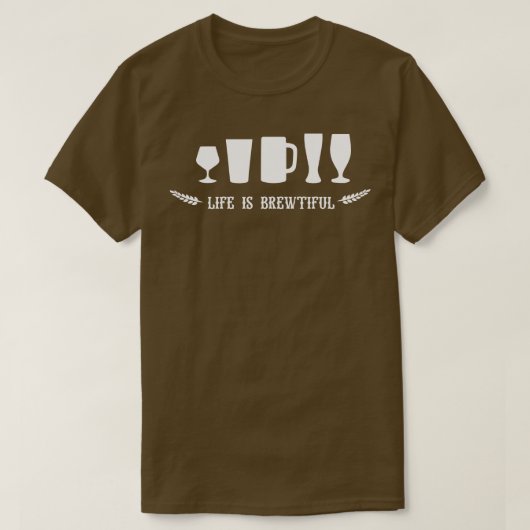 T-shirt La vie est belle (Design devant)