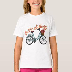 T-shirt La Vie Est Belle French Bicycle