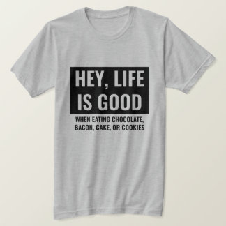T-shirt La vie est bonne Funny Motivationnelle et Inspirat