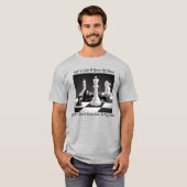 T-shirt "La Vie Est Comme Un Jeu D'Échecs" (Devant entier)