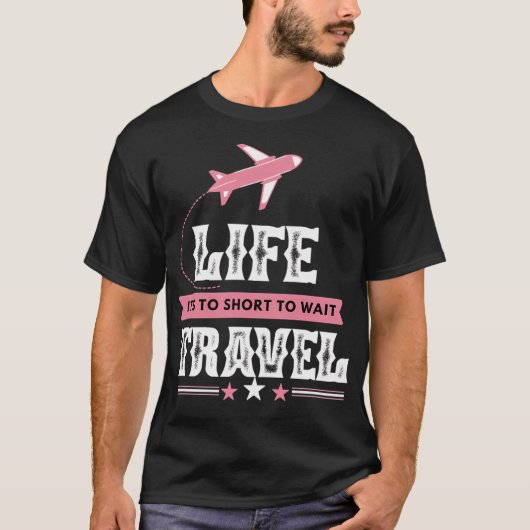 T-shirt La vie est courte (Devant)