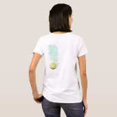 T-shirt La vie est des tourbillons Beachy Shell (Dos entier)