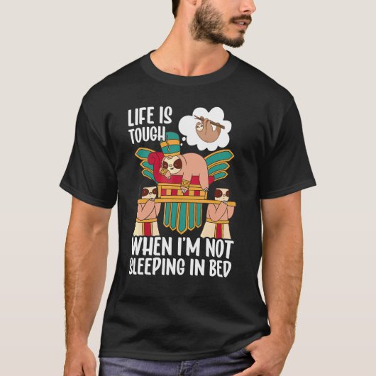 T-shirt La vie est difficile froid Ancienne parcelle de ph (Devant)