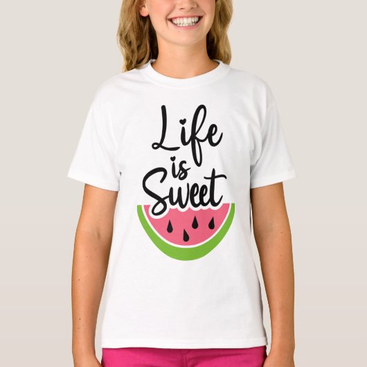 T-shirt La vie est douce (Devant)