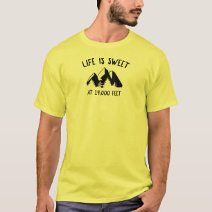T-shirt La Vie Est Douce À 4 000 Pieds