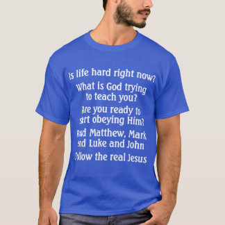 T-shirt La vie est-elle dure ? - chemise