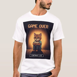 T-shirt La vie est en mode difficile – Game Over mais touj