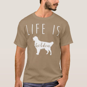 T-shirt La vie est Golden Retriever2